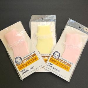 Vintage Baby Gerber Lace Fancy Socks